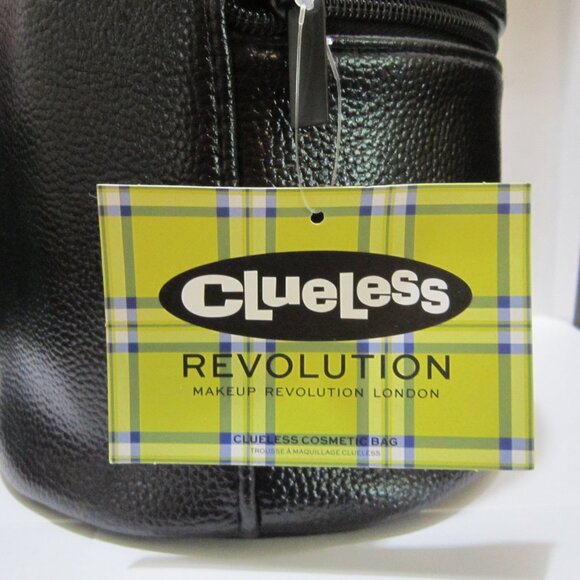 NWT! REVOLUTION BEAUTY CLUELESS ROUND TRAINCASE MAKEUP BAG~ADORABLE!! - Picture 2 of 3